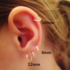 European style ear hoop earrings