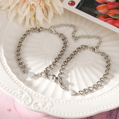 Couple Alloy Magnet Suction Couple Bracelet