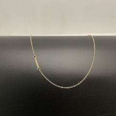 Initial Necklaces For Women, Dainty Gold Letter Necklace 14k Gold Plated Sideways Initial Necklace Cute Name Simple Choker Necklaces For Women Trendy Jewellery Gifts