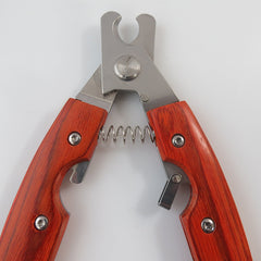 Pet Nail Clippers Set With Wooden Handle Dog Nail Clippers