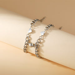 Couple Alloy Magnet Suction Couple Bracelet